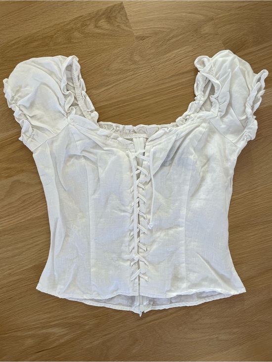 Reformation Tops - Reformation Size 2 Linen Corset top